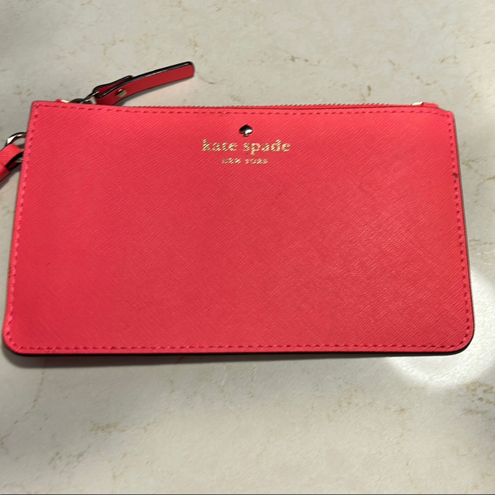 Kate Spade Watermelon Colored Wristlet